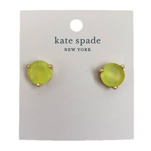 Kate Spade Rise & Shine Studs Limelight